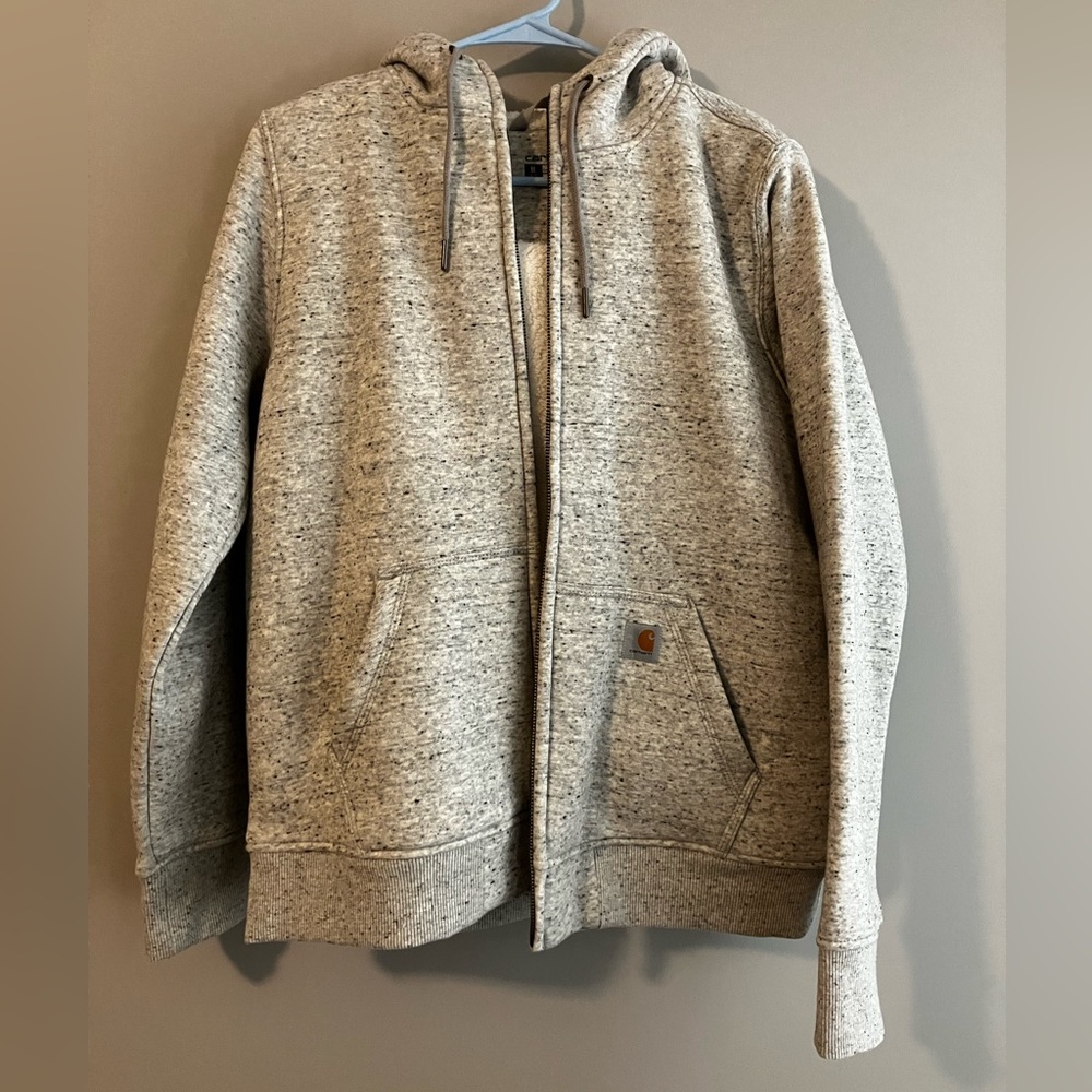 Carhartt Sweatshirt Jacket Hoodie Gray